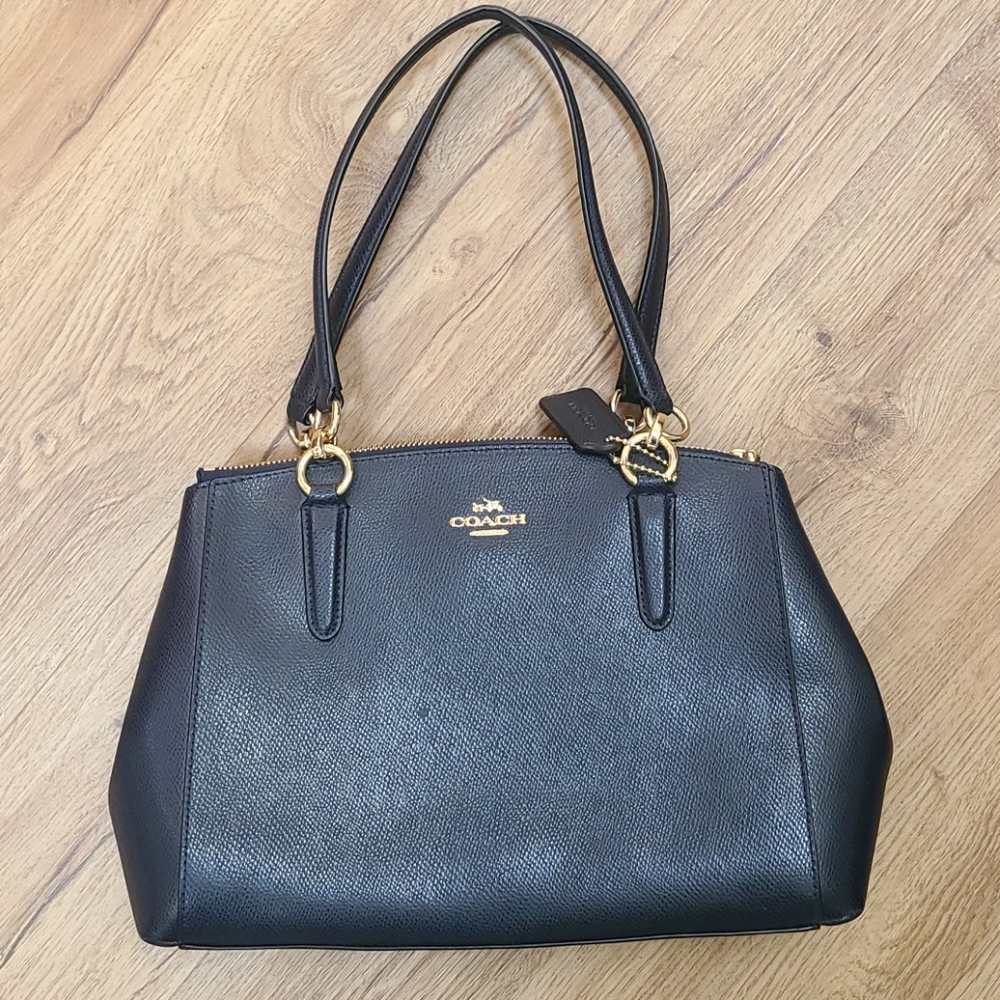 Coach dark blue bag